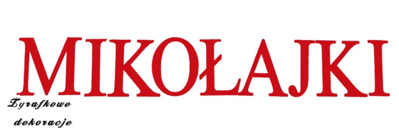 MIKOŁAJKI napis Roman