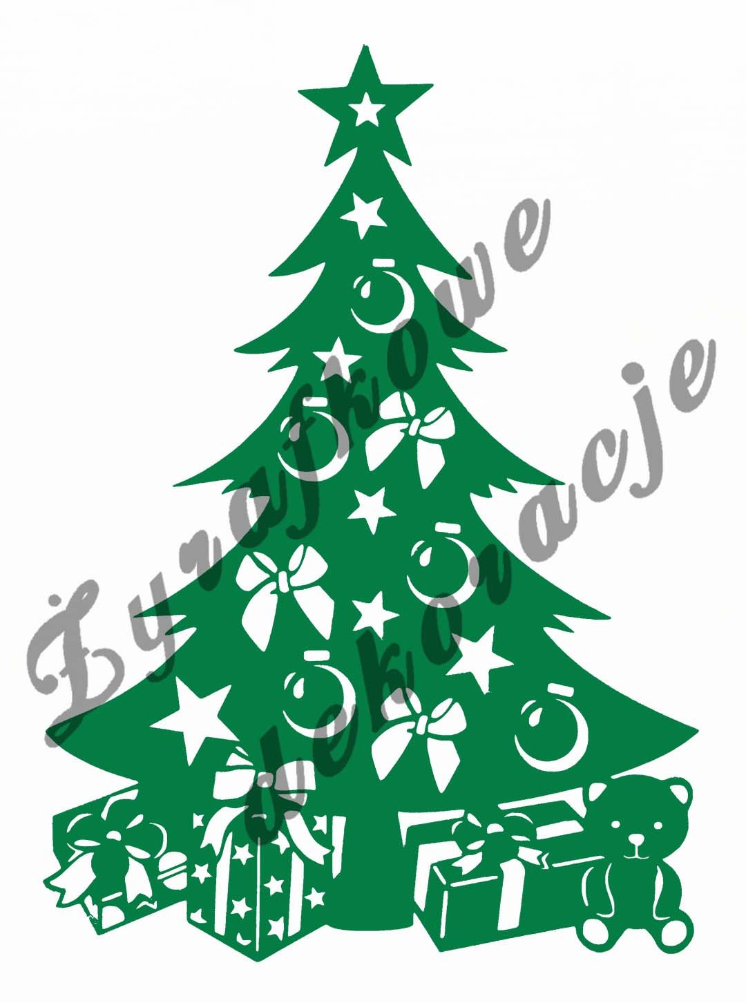 Choinka z prezentami