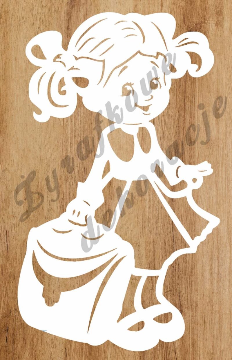 Dziewczynka z teczką biała