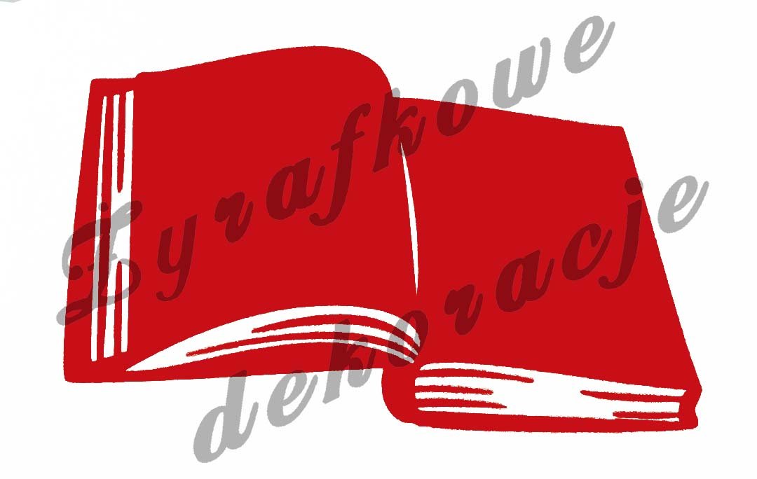 Otwarta książka czerwona