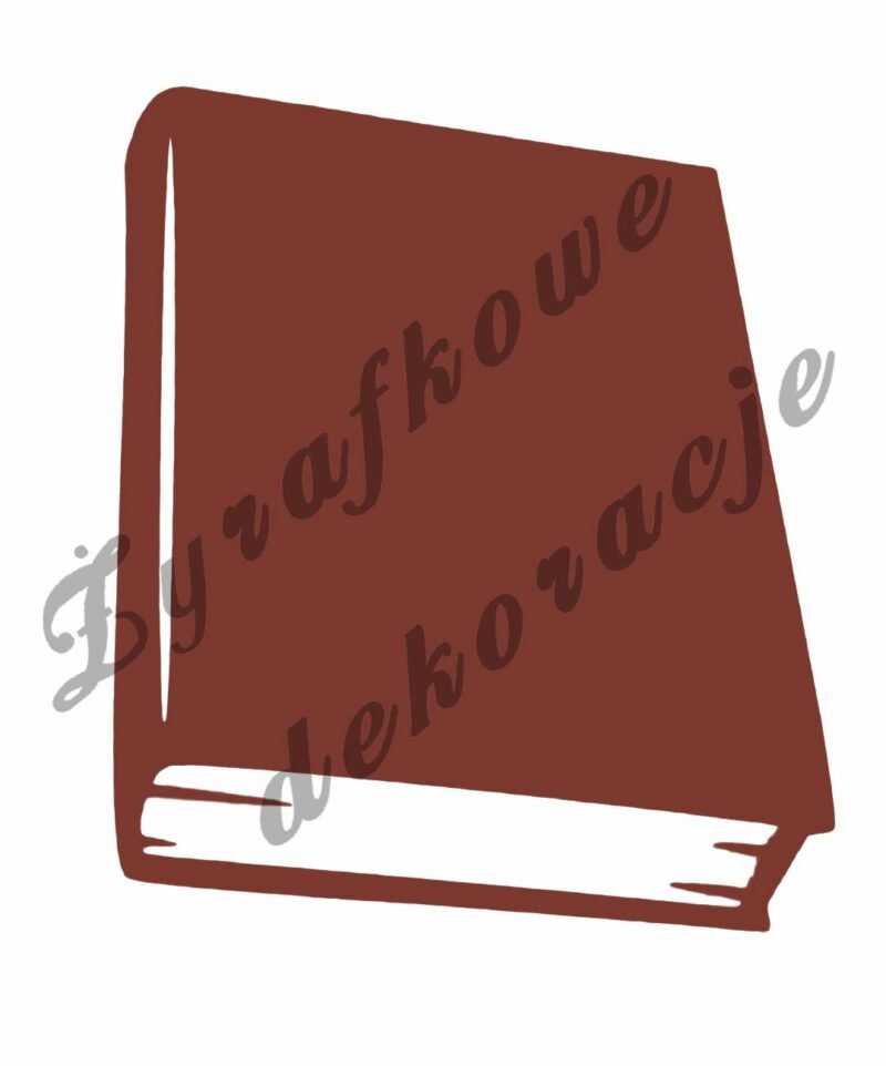 Zamknięta książka brązowa