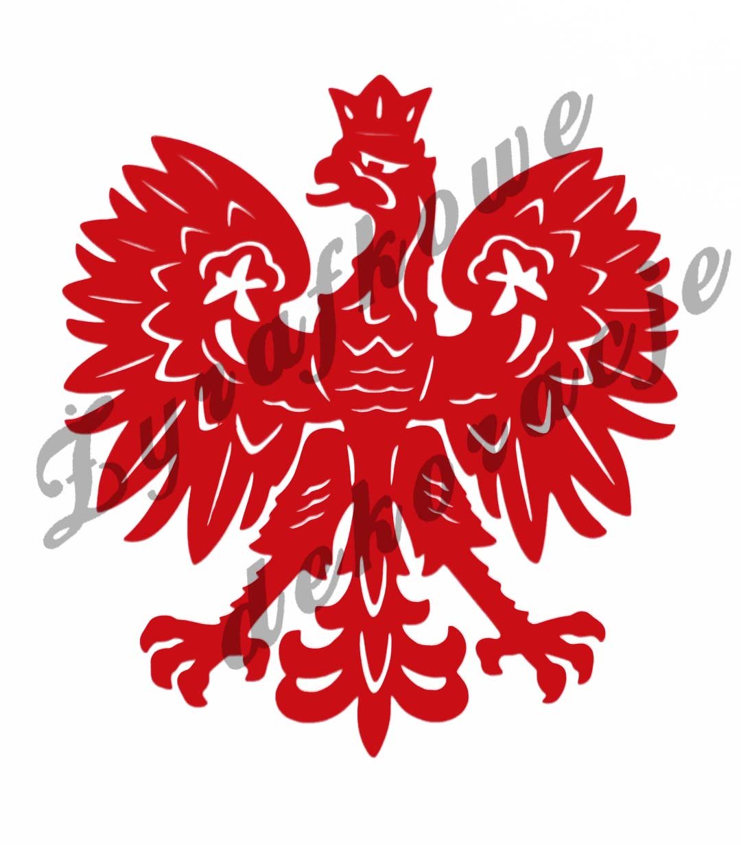Orzeł z Godła czerwony
