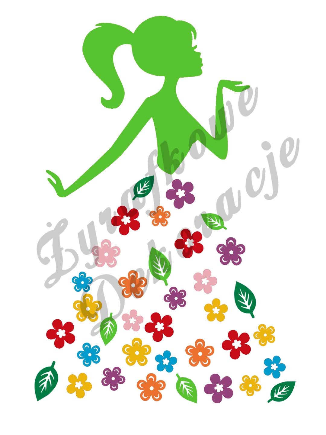 Pani Wiosna zielony jasny