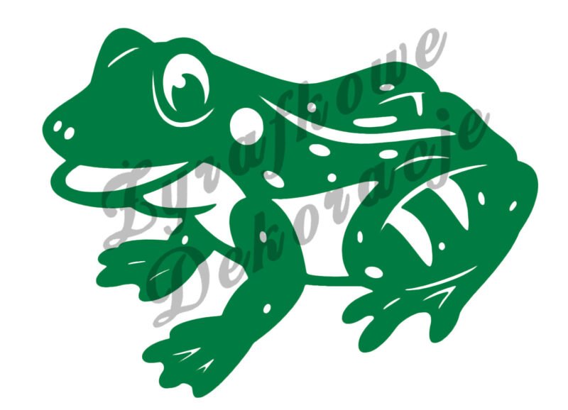 Żaba zielony
