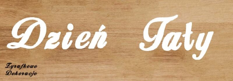 Dzień Taty biały
