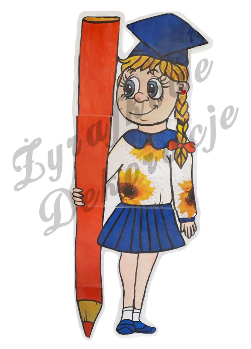 Dziewczynka w birecie kolor