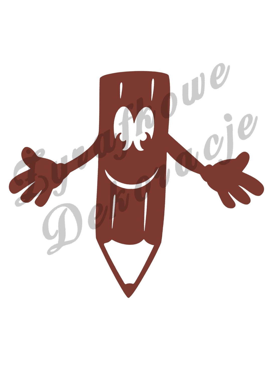 Kredka mała brązowy