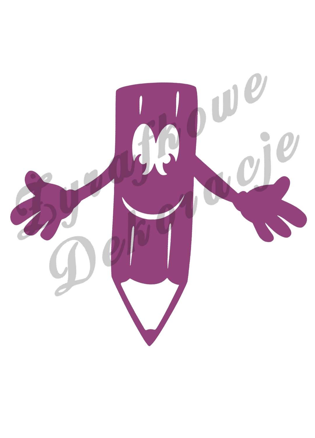 Kredka mała fioletowy