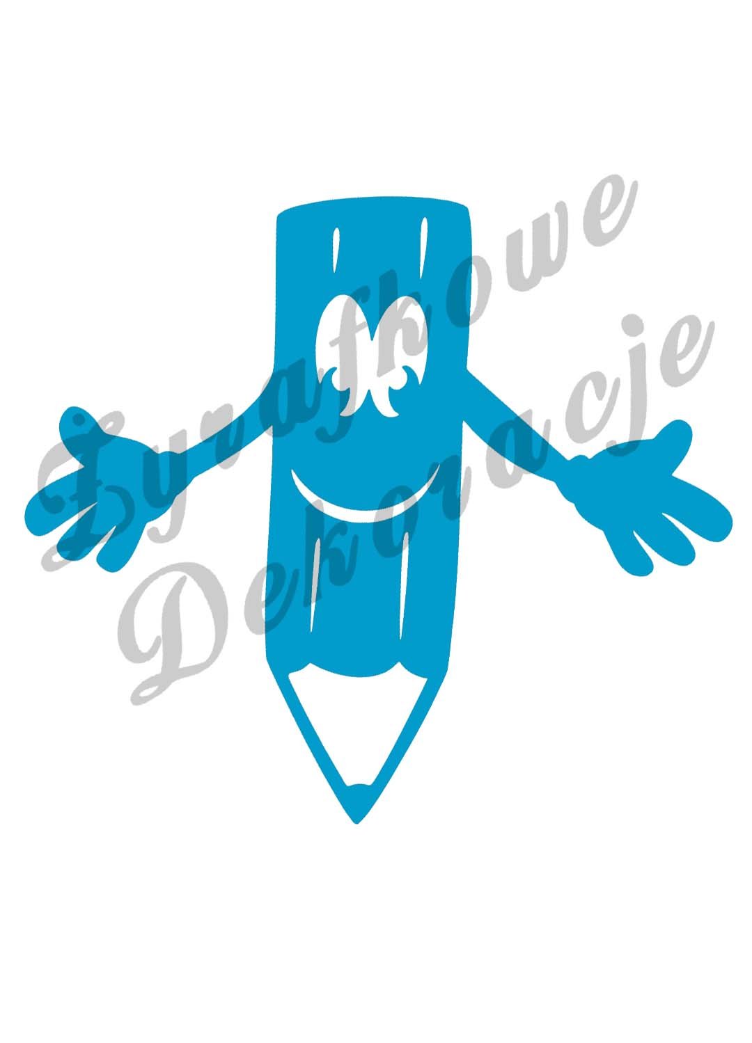 Kredka mała niebieski