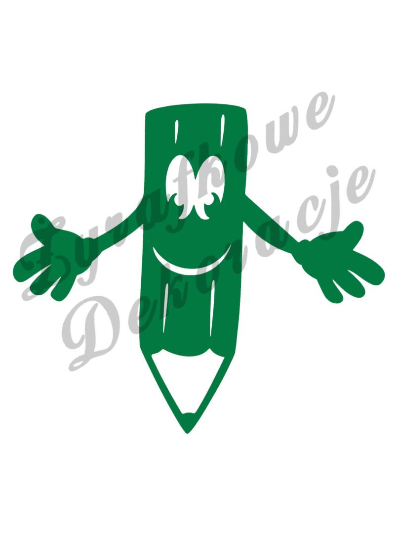 Kredka mała zielony