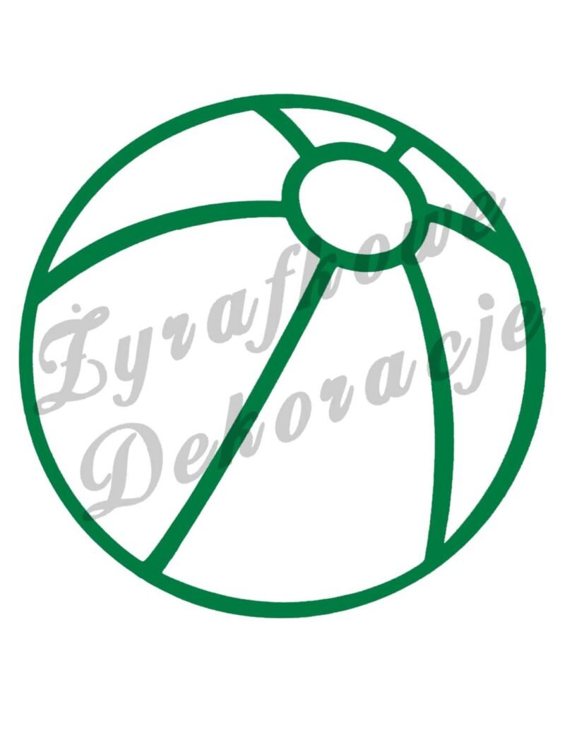 Piłka plązowa zielony