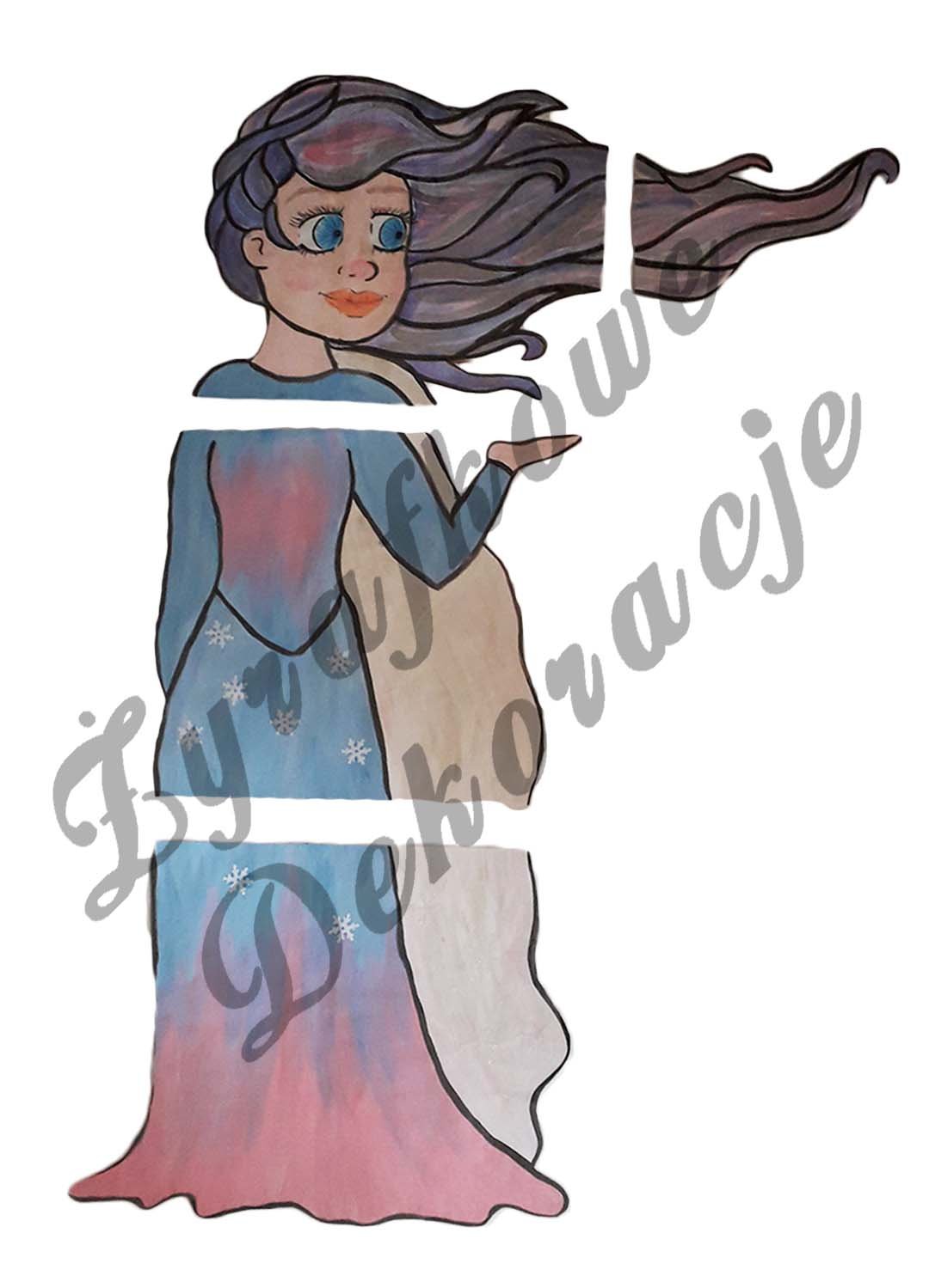 Pani Zima kolor części