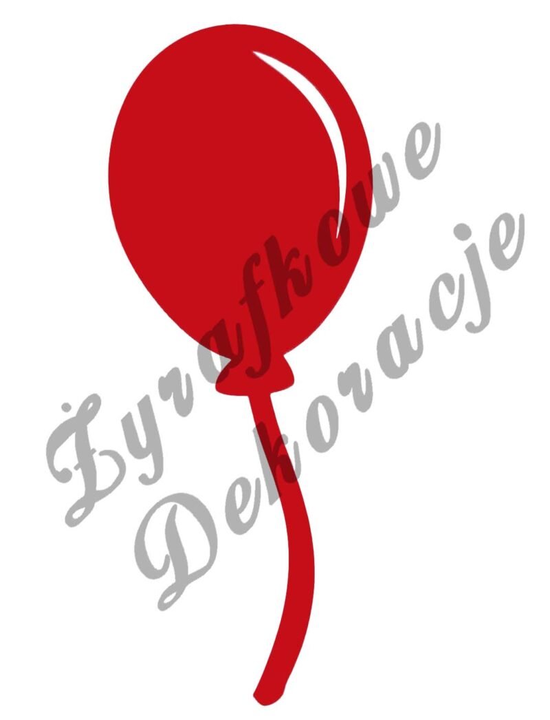Balon czerwony