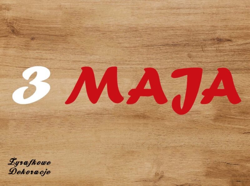 3 maja biały czerwony
