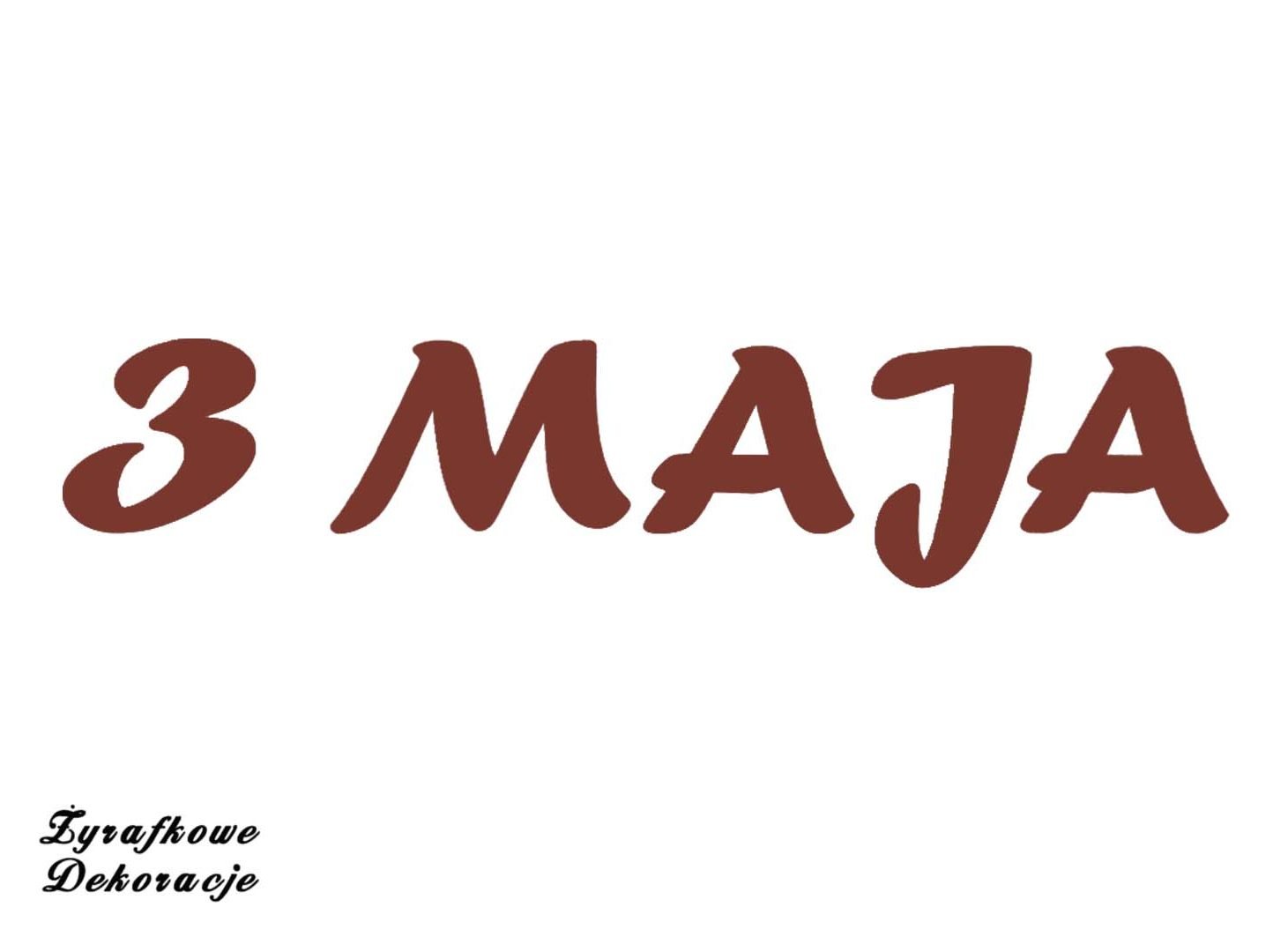 3 maja brązowy