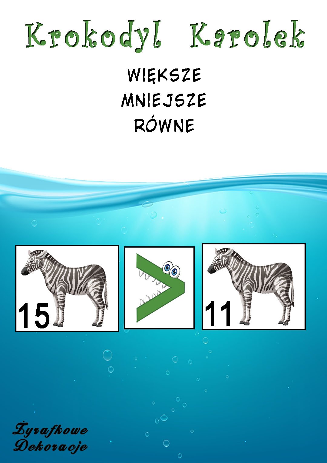 Większe mniejsze równe 3