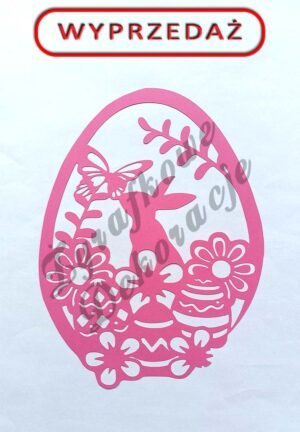 Pisanka z zającem nr 2